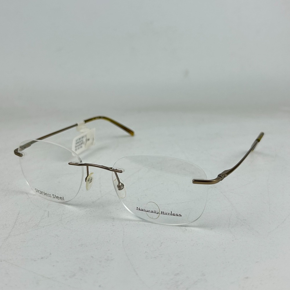 Naturally Rimless NR-369 Women's Eyeglasses Frame‎ Bronze Rimless 52-19-140 mm